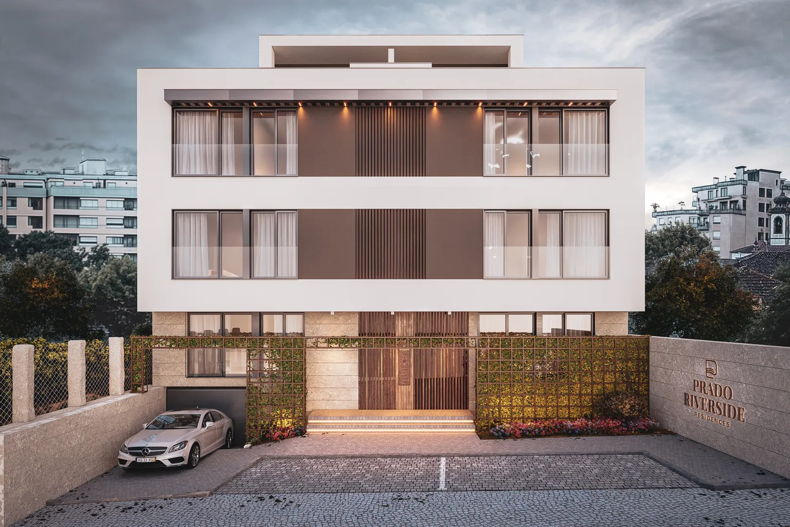 Apartamento T2, NOVO, c/ logradouro e garagem