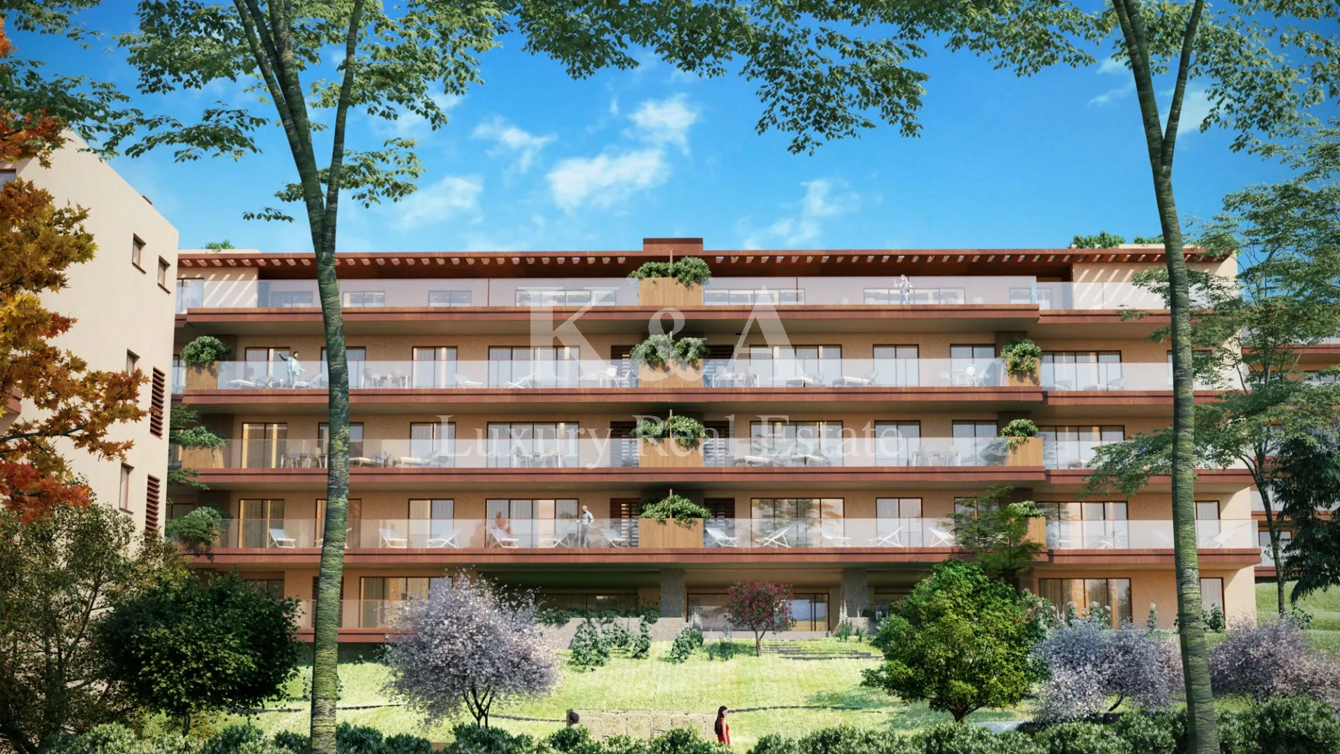 Apartamento com vistas de rio e mar