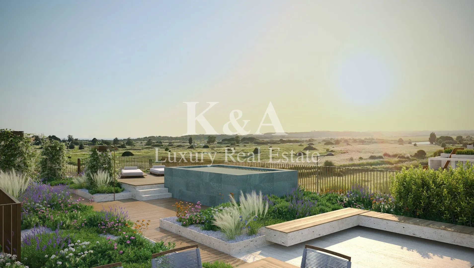 Penthouse  T3 com piscina privada no rooftop em Vilamoura