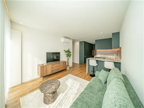 Apartamento T1 + Escritório  | Novo  | Equipado e Mobilado  | Zona Matosinhos sul