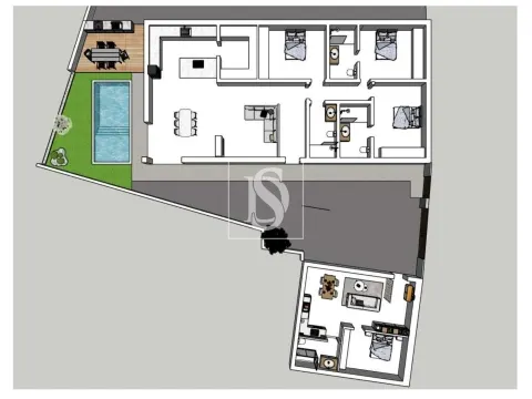 Moradia para Restaurar T5
