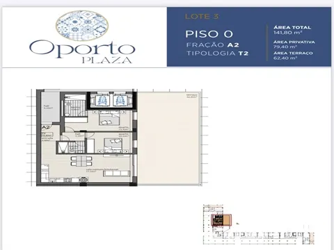  T2 Res-do-chao com Terraço 62,40m2