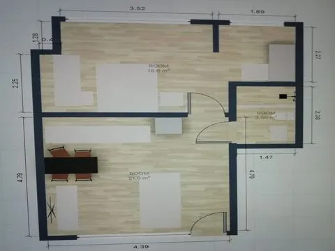 Apartamento T1 Idanha