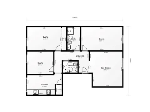 3 Bedrooms Cacém refurbished with storage room