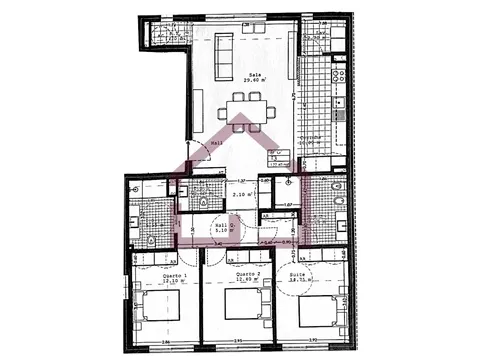 Apartamiento 3 habitaciones