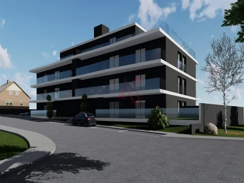 Apartamento de 2 habitaciones en construcción en un nuevo desarrollo en Espinho