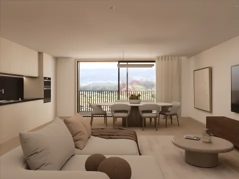 Apartamento T2 inserido no empreendimento Baltar 676, em Baltar – Paredes.