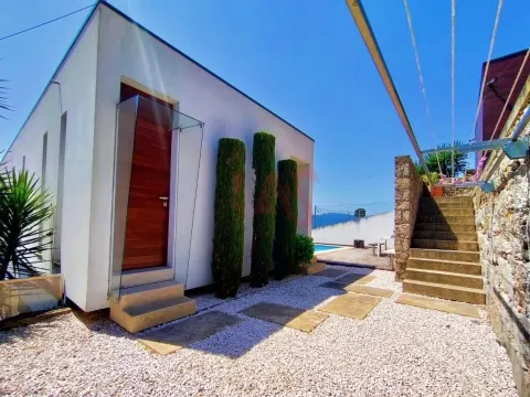 Villa con 5 camere da letto a Lordelo, Guimarães, con piscina, sauna, jacuzzi e garage per 4 auto