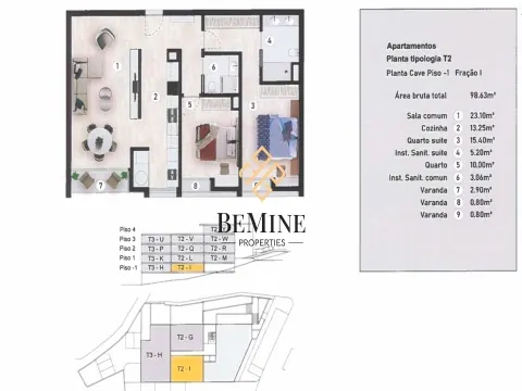 Wohnung 2 Schlafzimmer