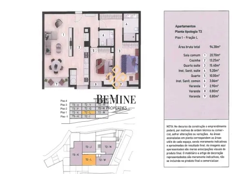 Wohnung 2 Schlafzimmer