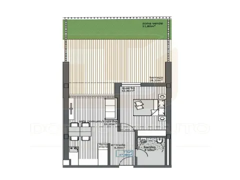 Apartamento T1 com Varanda e Lugar de Estacionamento &#124; Polo Universitário – Porto
