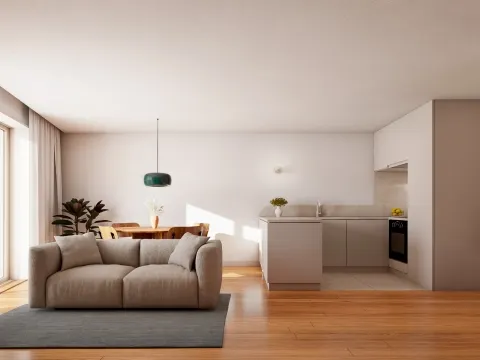 Apartamento T1 com Lugar de Garagem e Terraço – Câmara de Matosinhos