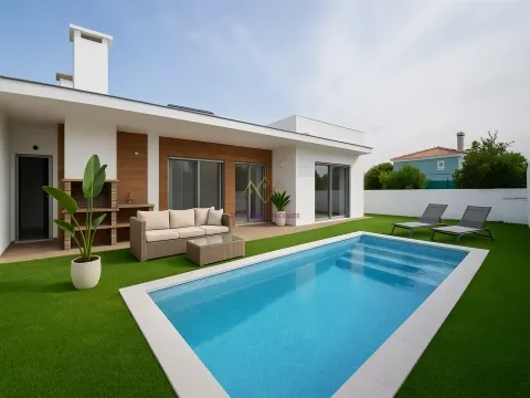 Single storey house T4 with swimming pool in Azeitão