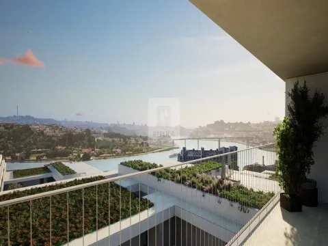 Apartamento T2 no O’rizon Living com Varanda e Vistas Rio Douro