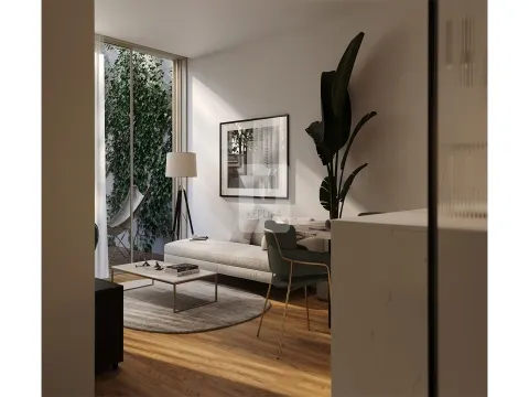 Apartamento T2 com Varanda no Sul 560 em Matosinhos Sul