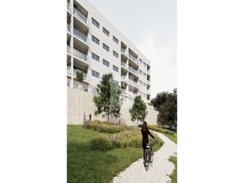 Apartamento de 1 dormitorio con balcón en Canidelo, en Arrábida Green Avenue