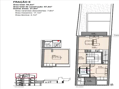 Apartamento T1+1