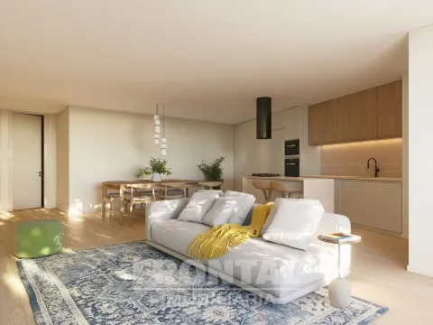Apartamento T2 com Varanda e Piscina | Condomínio Privado com Conceito Contemporâneo