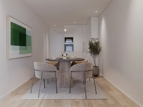 Apartamento T1 novo, Empreendimento Viena, Porto.