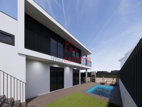 Fantastic New 3-Bedroom Villa with Pool, Turnkey, Under Construction in Lordelo, Guimarães
