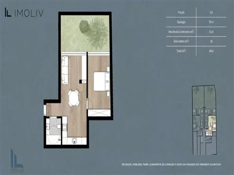 Wohnung 1 Schlafzimmer