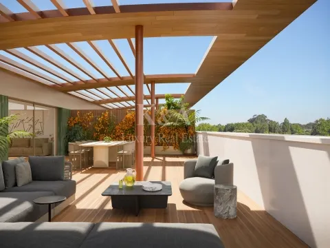 Apartamento T4+1  em condominio fechado na Foz