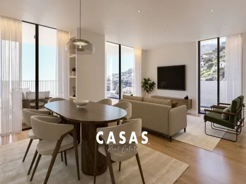Apartamento T3 ( 2 suites) com vistas deslumbrantes para o oceano em  Câmara de lobos