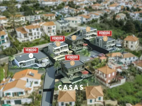 Moradia T3 com piscina e vista sobre o Funchal