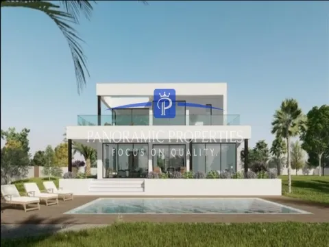 Contemporary 4-bedroom villa with panoramic sea views, expansive terraces, and luxury finishings