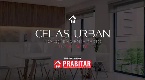 CELAS URBAN APARTAMENTO T1 NOVO COM VARANDAS E GARAGEM