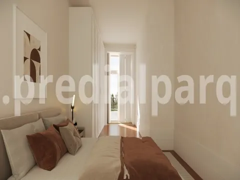 Apartamento T0 com varanda, Centro do Porto