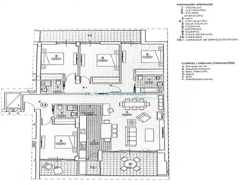 4 Schlafzimmer Wohnung mit 2 Parkplätze & 2 Abstellräumen
