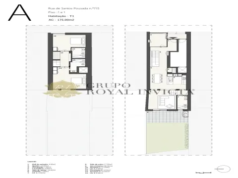 Apartamento T2+1  com terraço no Bonfim - Porto