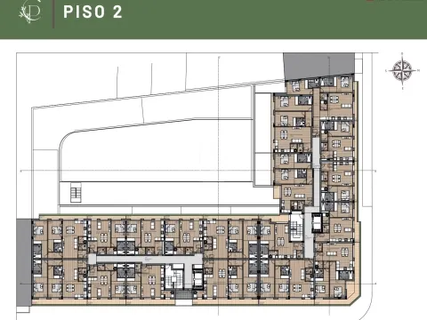 APARTAMENTO T1 com varanda de 6,35 m2, condomínio Fechado,  no Coração de Matosinhos