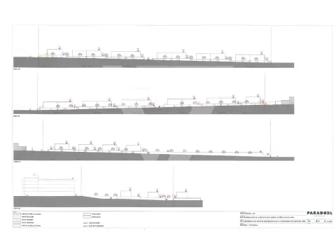 Loteamento com Projeto Aprovado para Construção de 26 Moradias de 3/4 Frentes. Castêlo da Maia.
