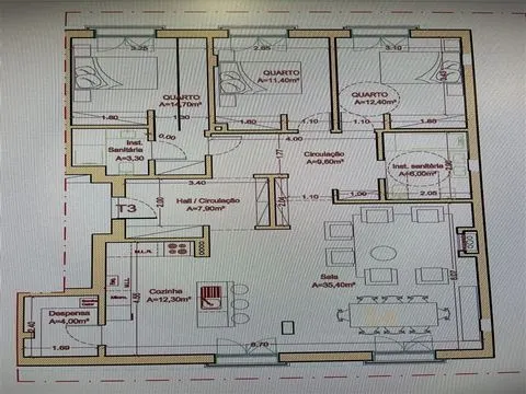 Apartamiento 3 habitaciones