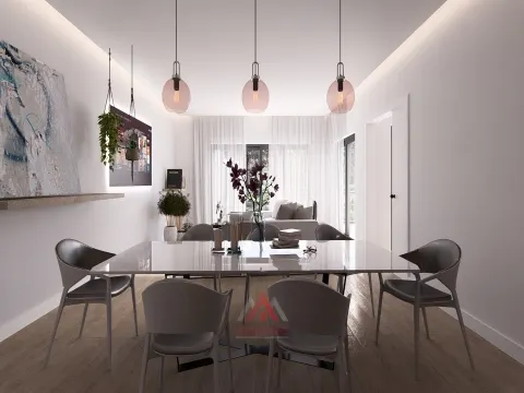 Apartamento T3 - Exposição Solar Nascente/Sul + Terraço c Churrasqueira + Garagem 50M2