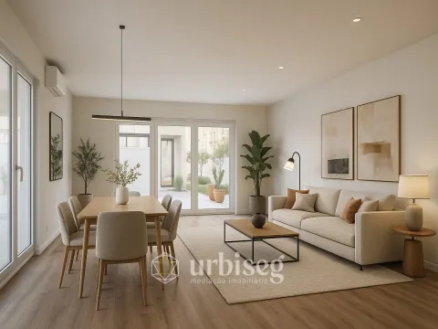 5 quartos &#124; 2 pisos &#124; Jardim e terraço &#124; Escritório independente &#124; Garagem