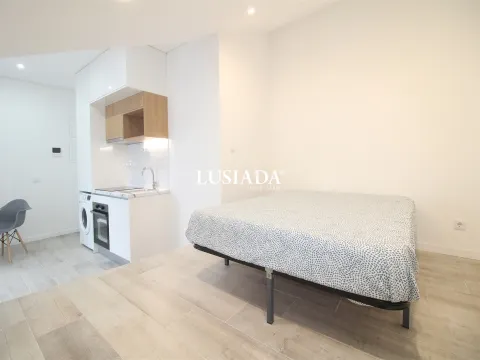 Apartamento T0 na zona da Baixa