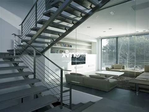 独立式的房子 4个房间