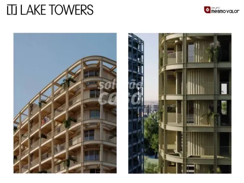 T2+1 Novo, com Terraço, no Empreendimento Lake Towers, na Arca D´Água, no Porto!