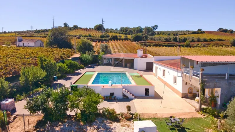 Quinta no Alentejo, com Vista Panorâmica, Piscina e Área de barbecue