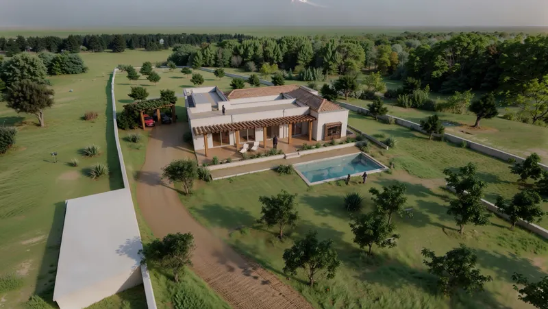 Plot of land for sale with ruin and building feasibility