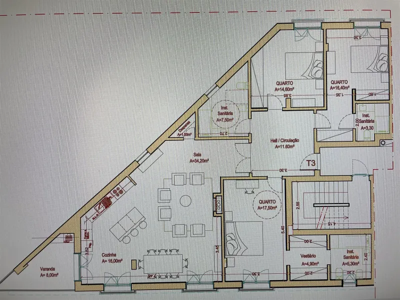 Wohnung 3 Schlafzimmer