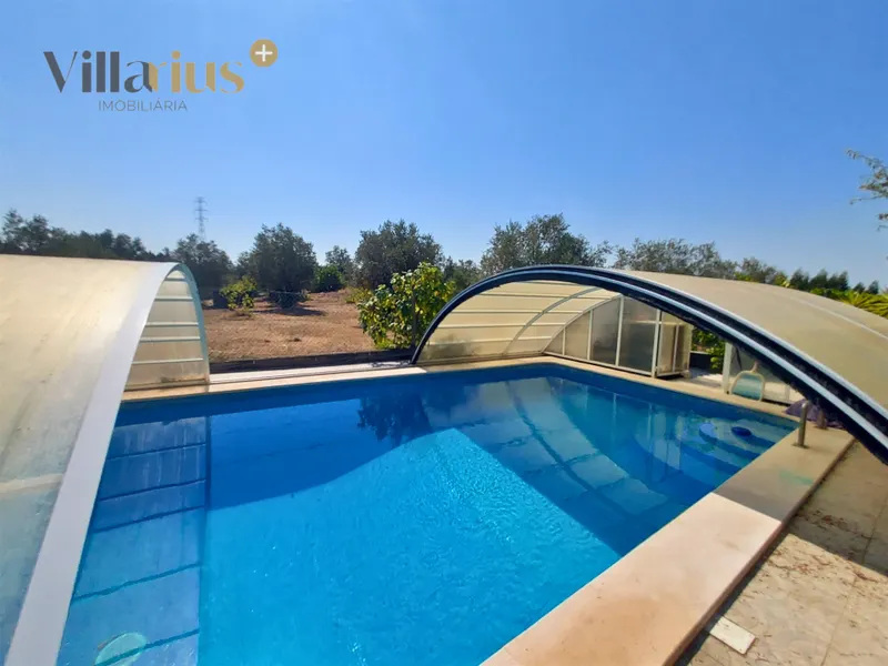 3 bedroom single storey house with swimming pool, sauna and garden 7 km from Tomar